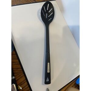 Calphalon Black Nylon Slotted Spoon Heat Resistant Nonstick Safe Kitchen Utensil